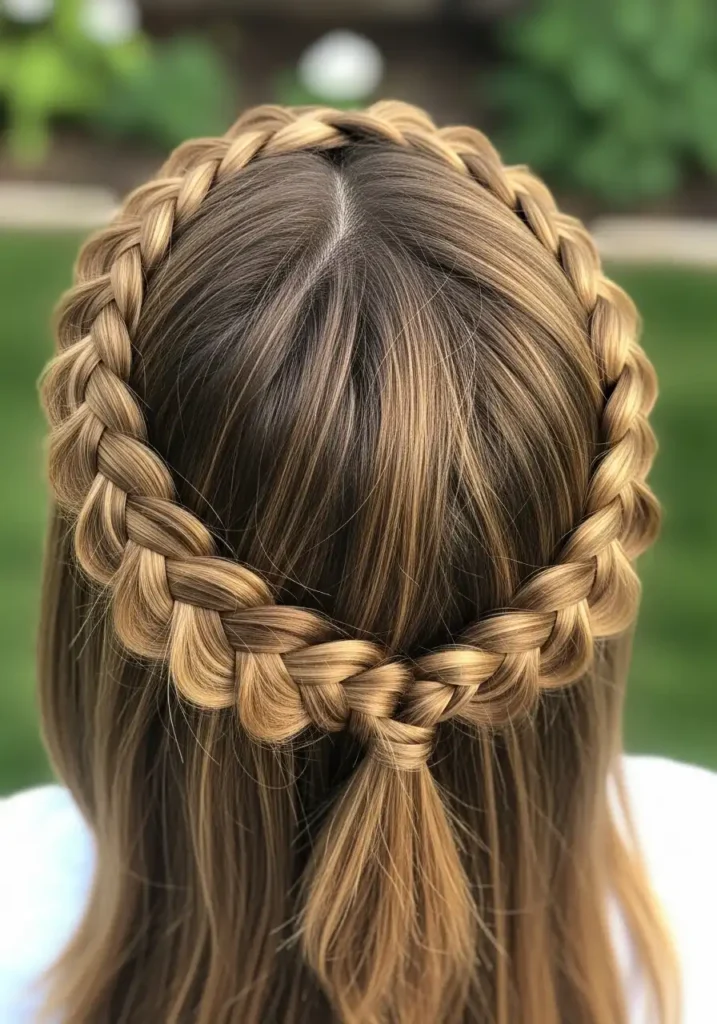 French Braid Crown