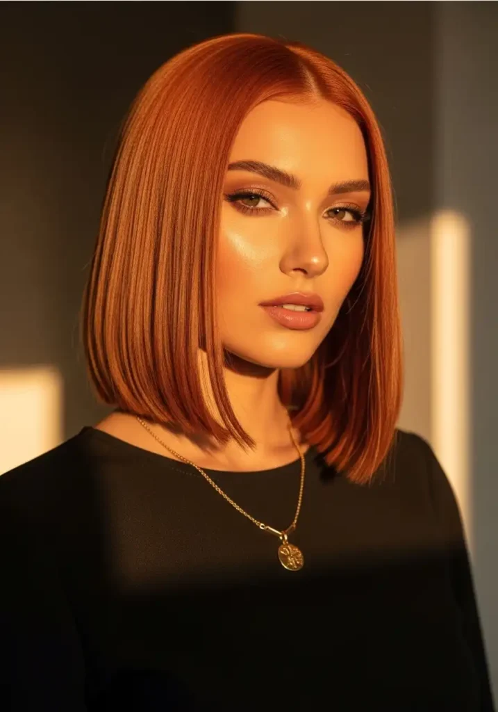 Glossy Copper Glow
