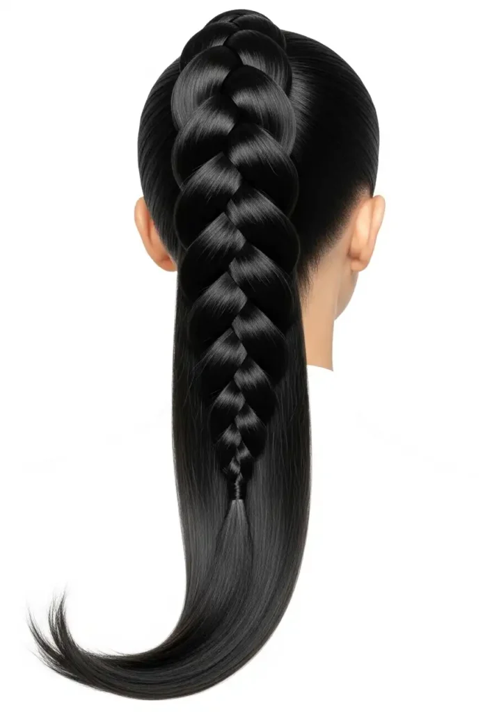 High Ponytail Braid