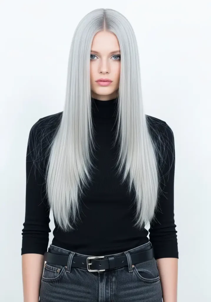 Icy Platinum Blonde