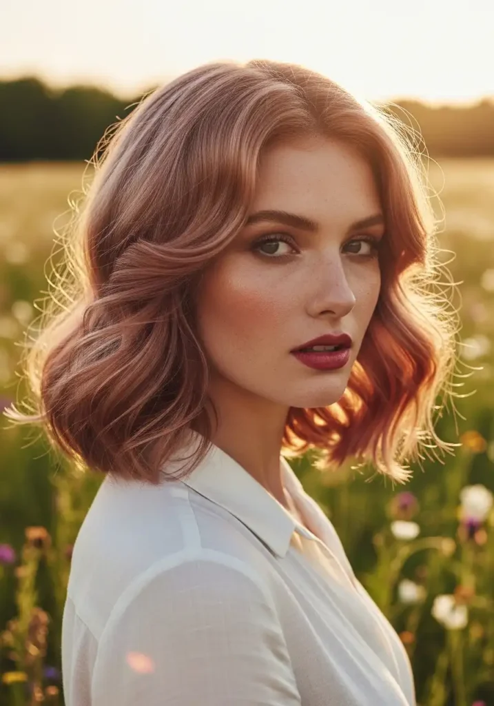 Muted Strawberry Blonde