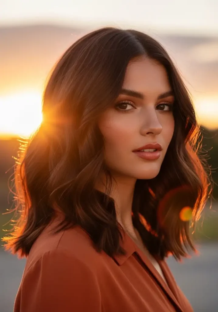 Rich Mahogany Brunette