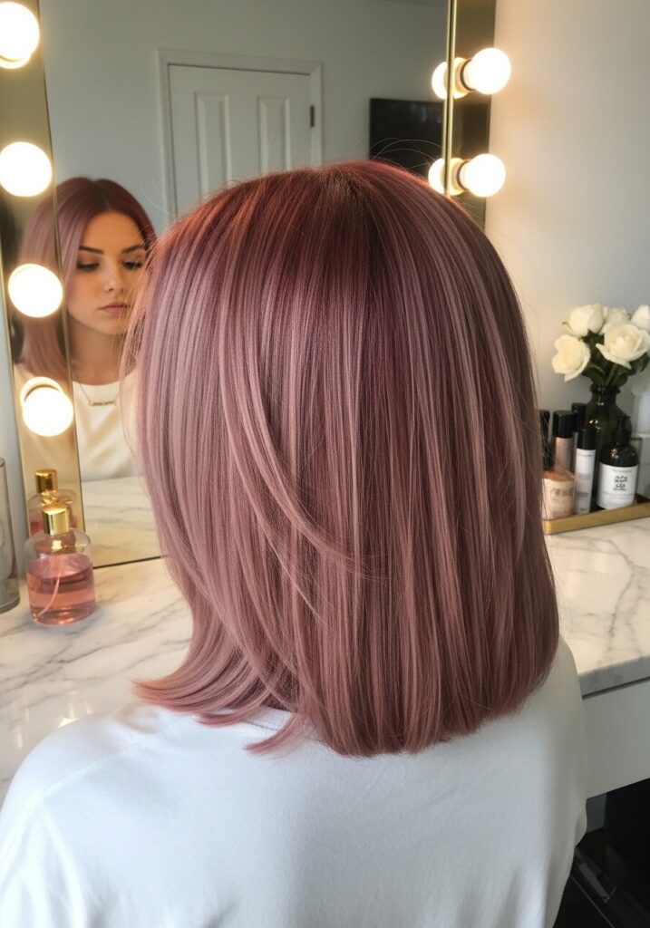 Rose Gold Lob