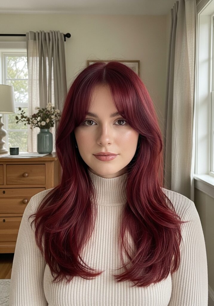 Ruby Curtain Bangs