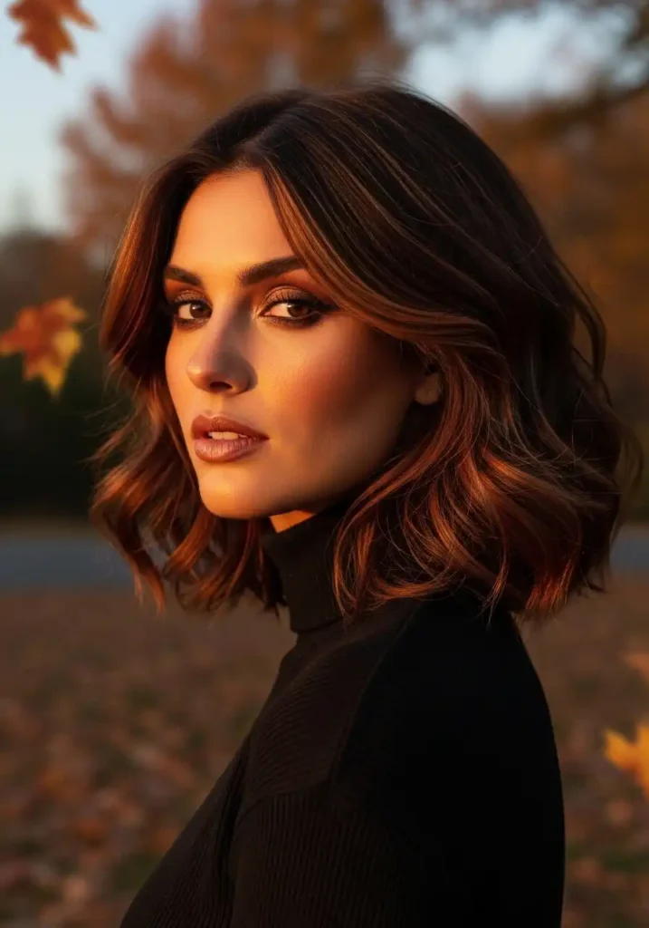 Auburn Touched Brunette
