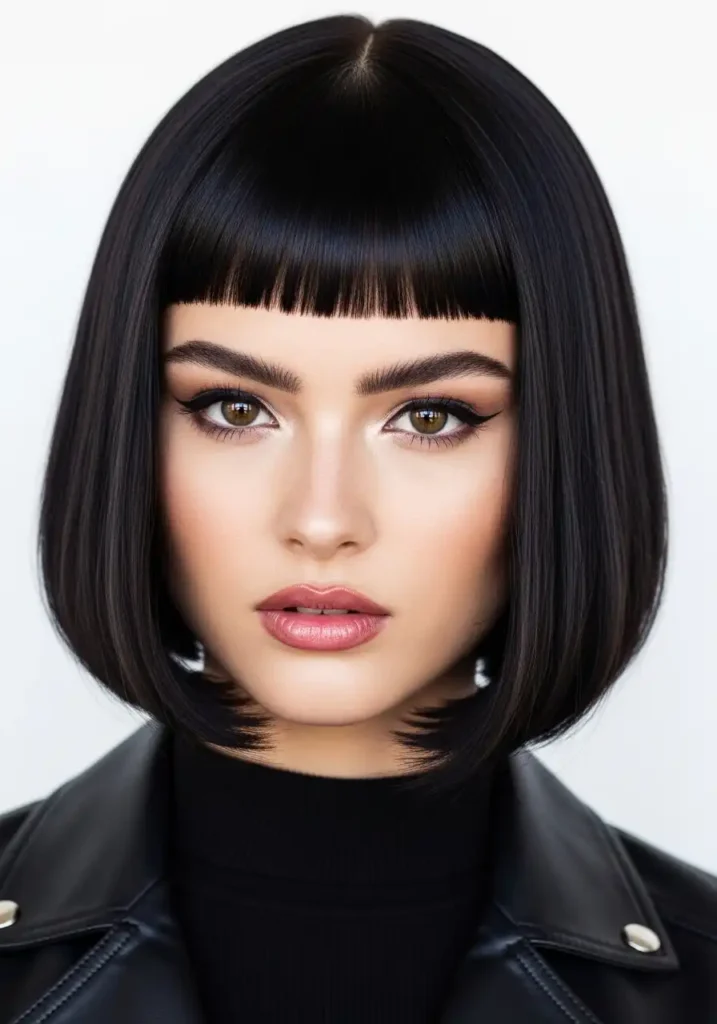 Bob With Micro Bangs