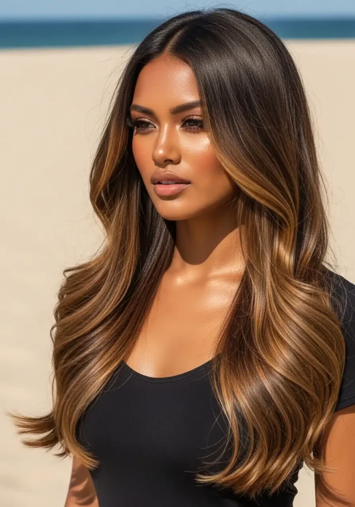 Bronze Brunette Balayage