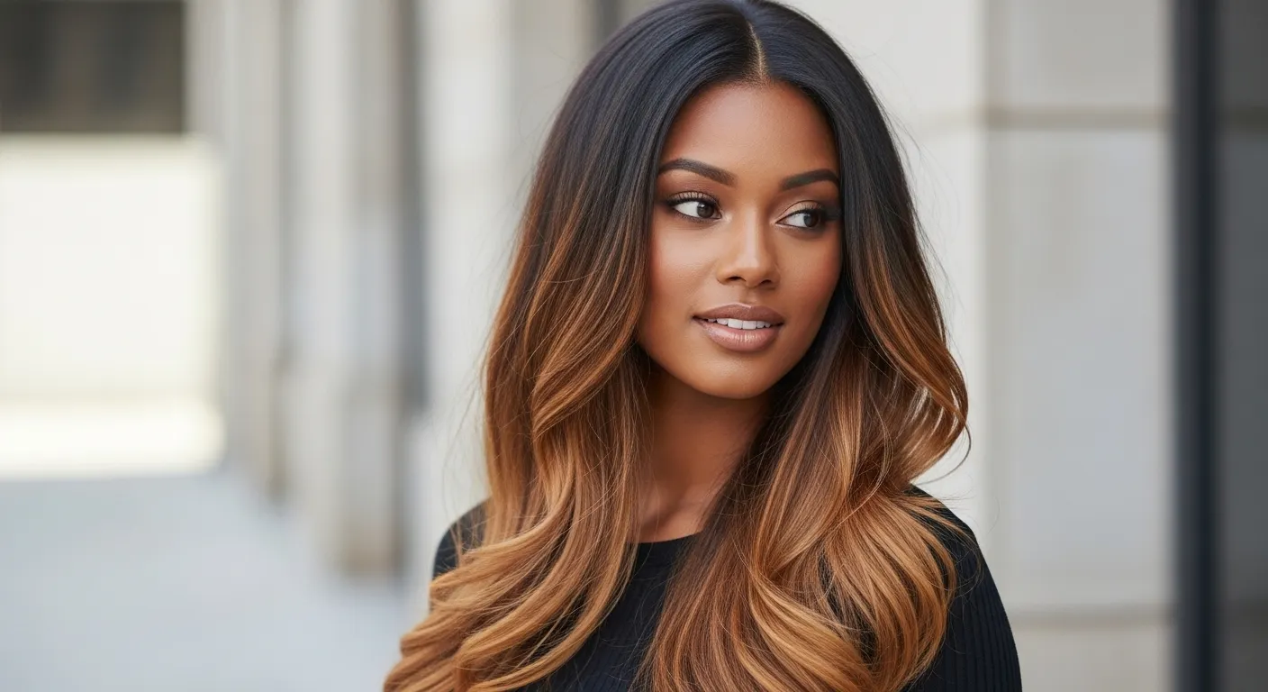 Brunette Hair for Brown Skin Ideas