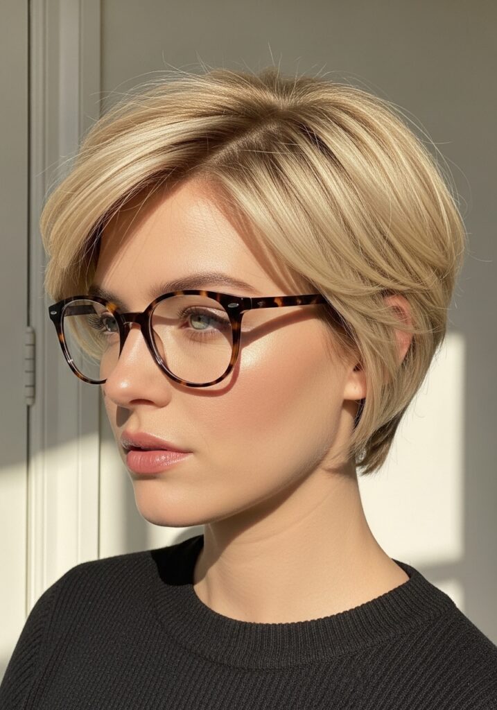 Buttery Blonde Pixie