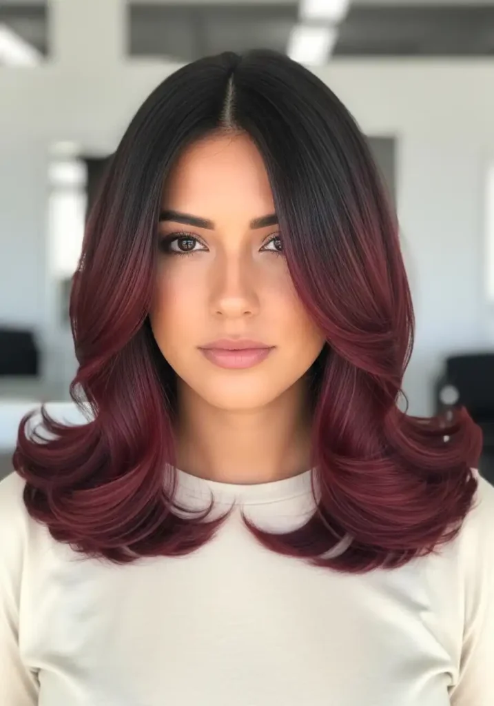 Cherry Cola Balayage