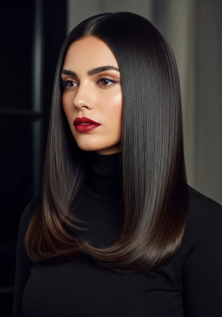 Glossy Black Brown