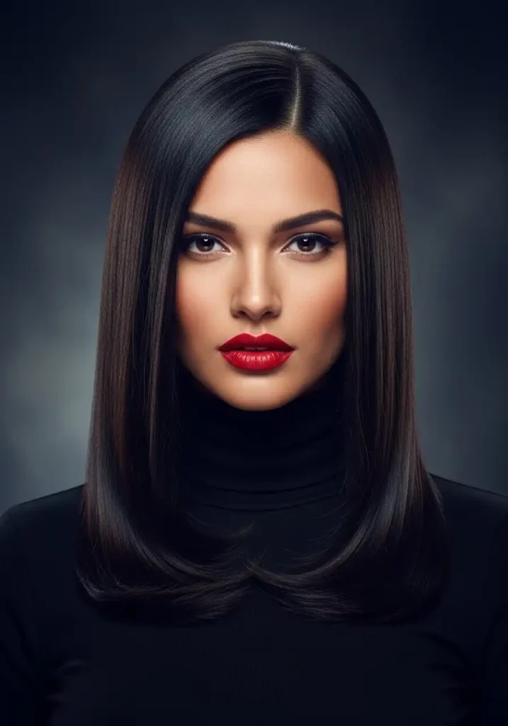 Glossy Black Brunette