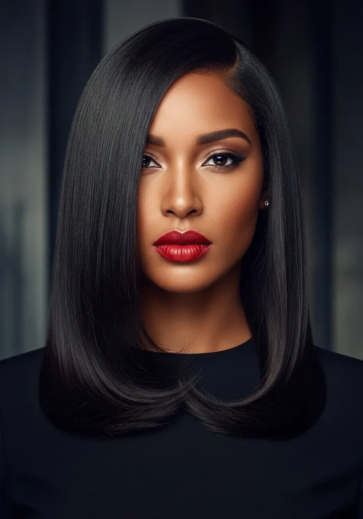 Glossy Jet Brunette