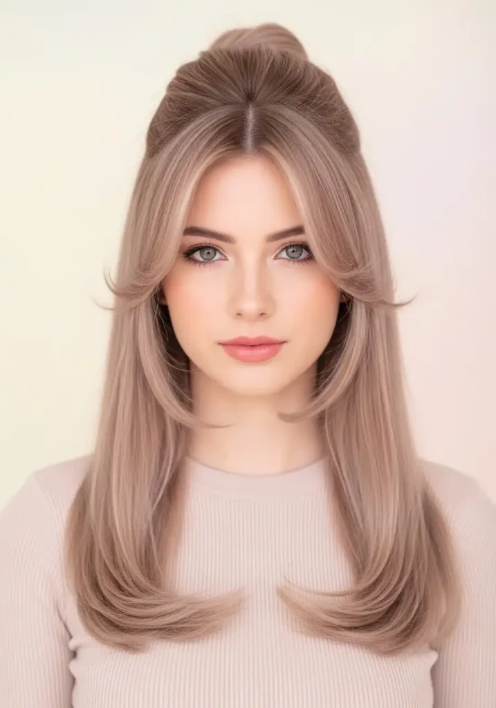 Half-Up Layered Style