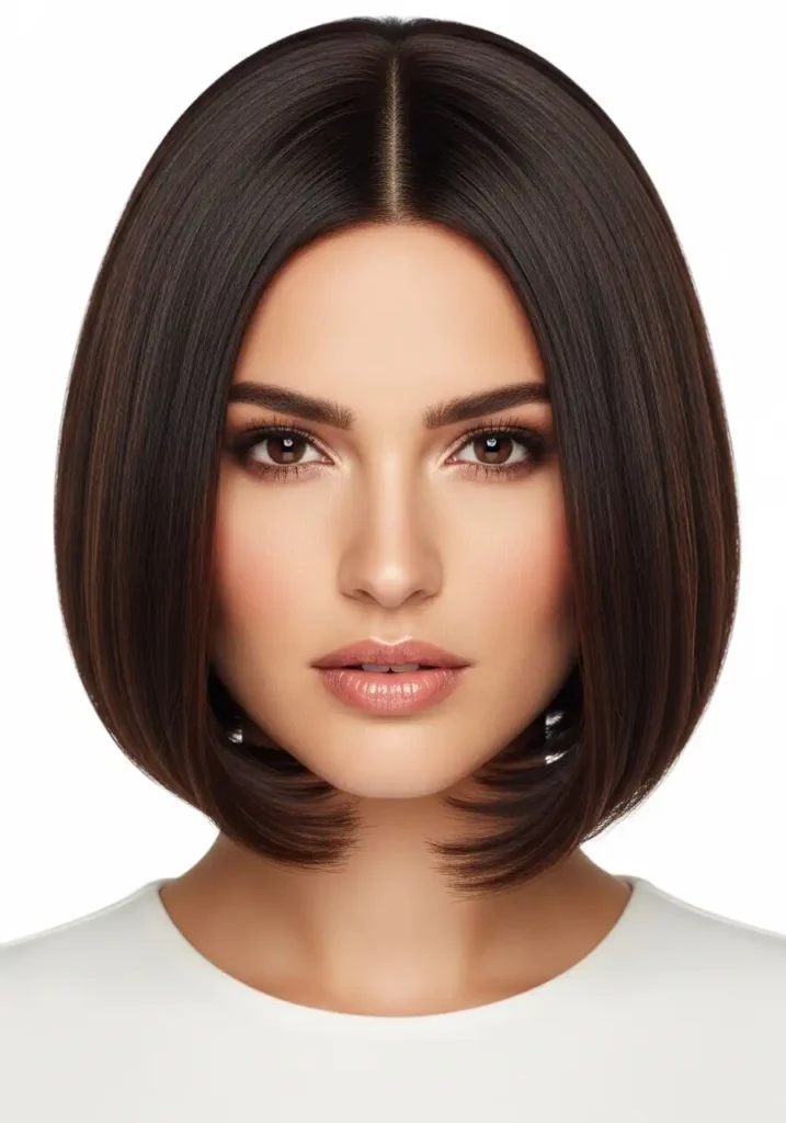 Rich Brunette Bob