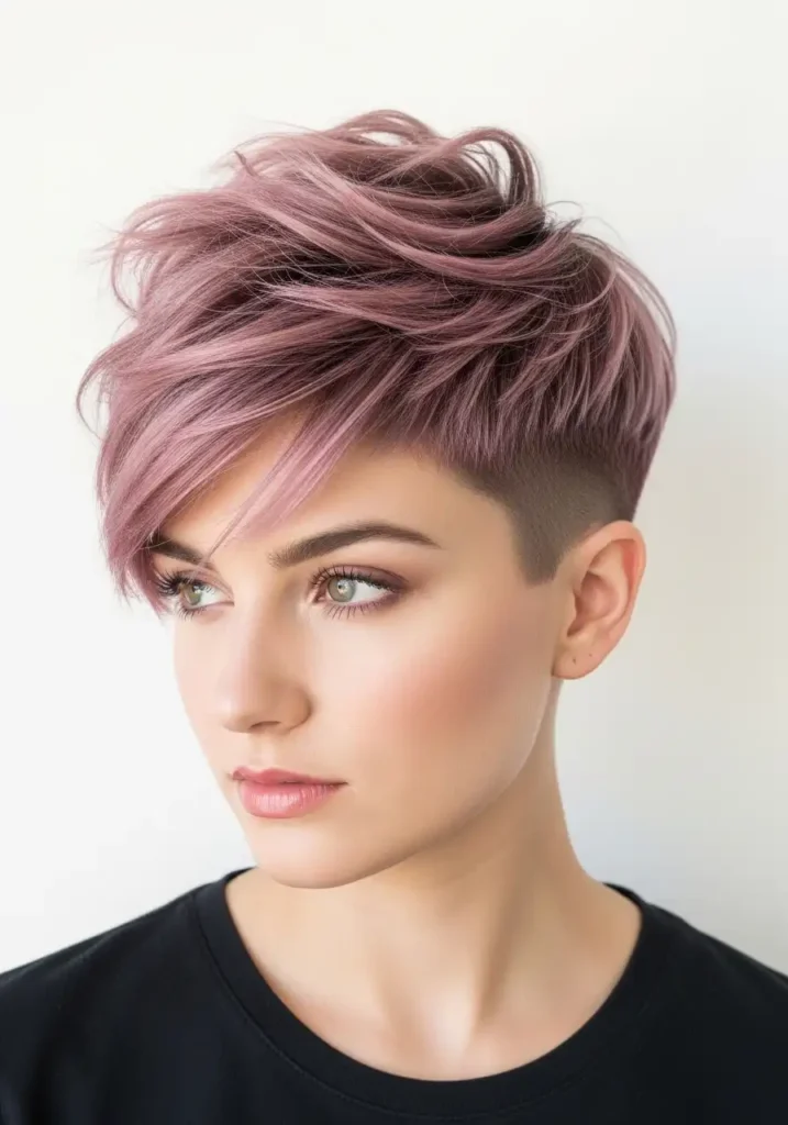 Rosewood Burgundy Pixie