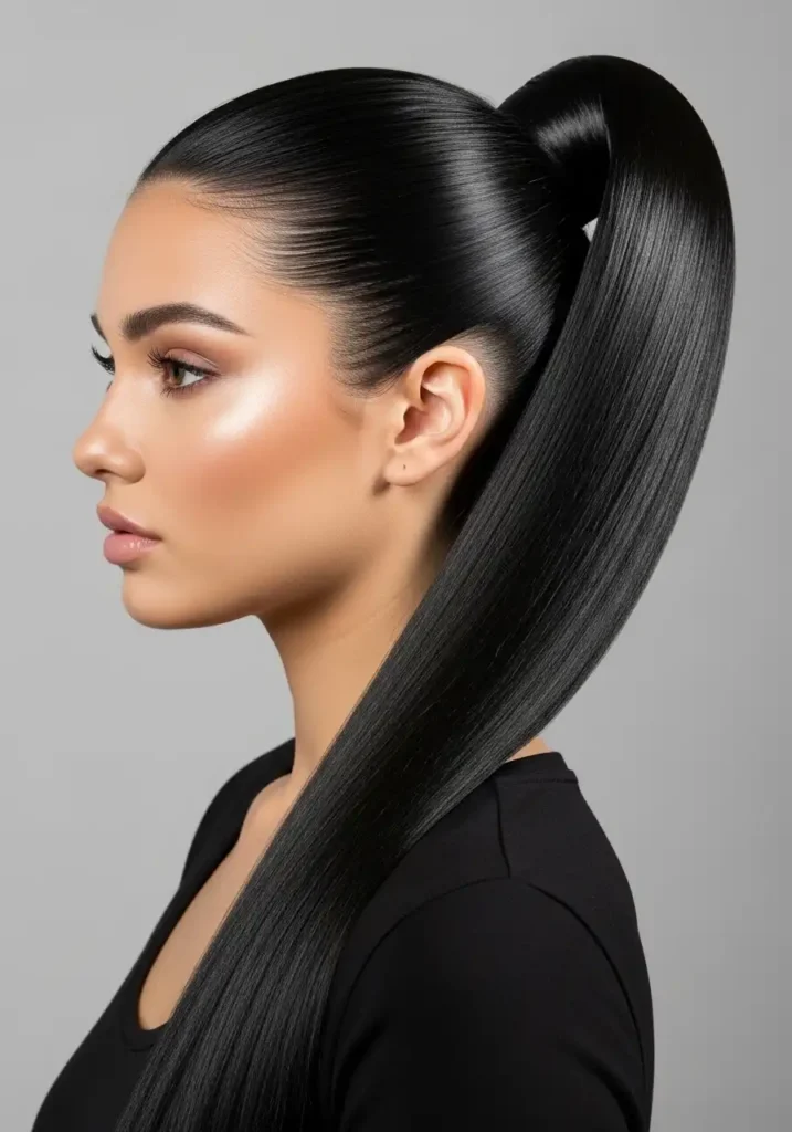 Sleek High Ponytail