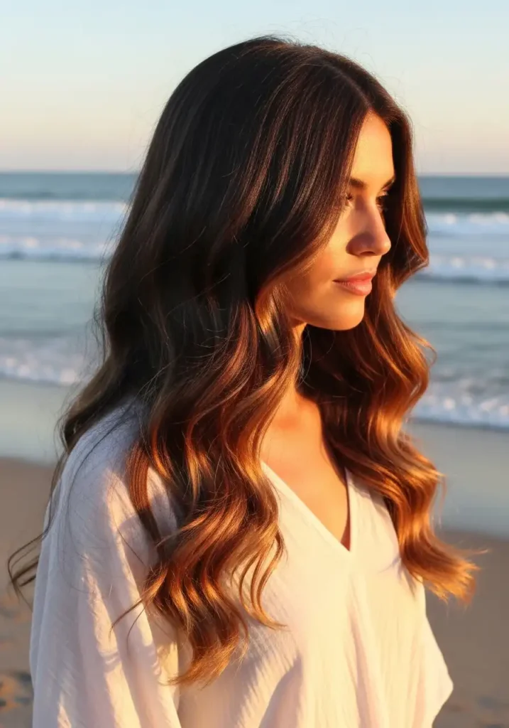 Sun-Kissed Caramel Balayage