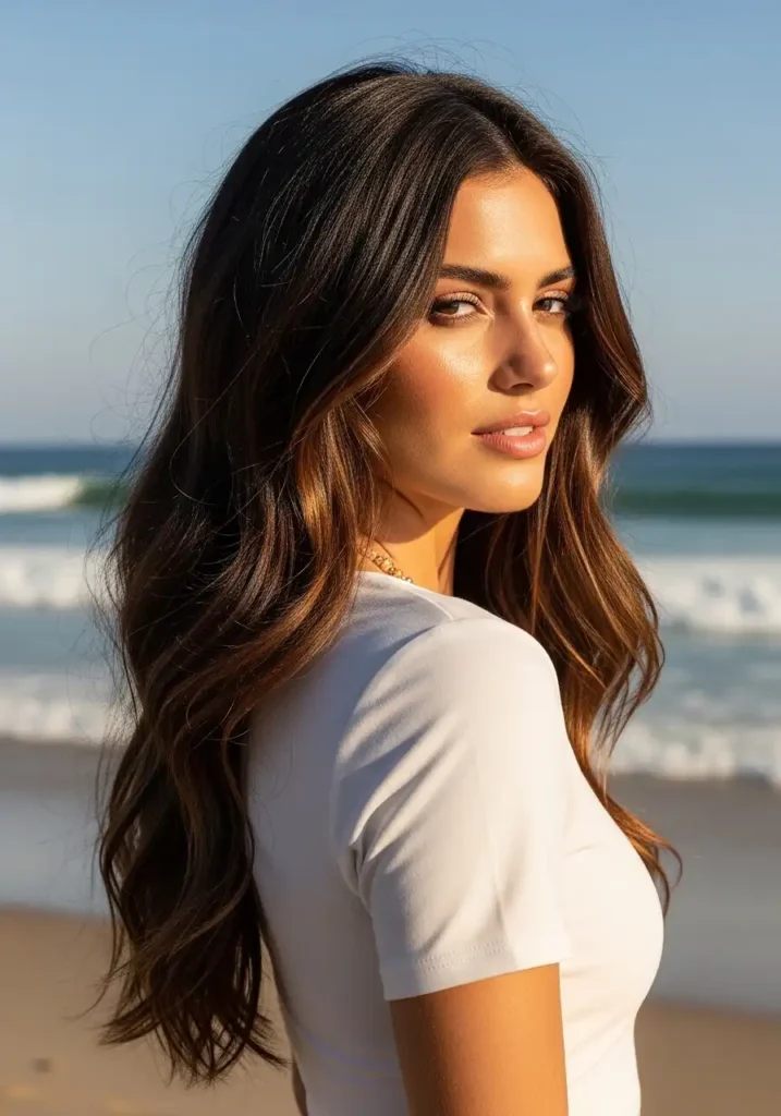 Sun-Touched Brunette Depth