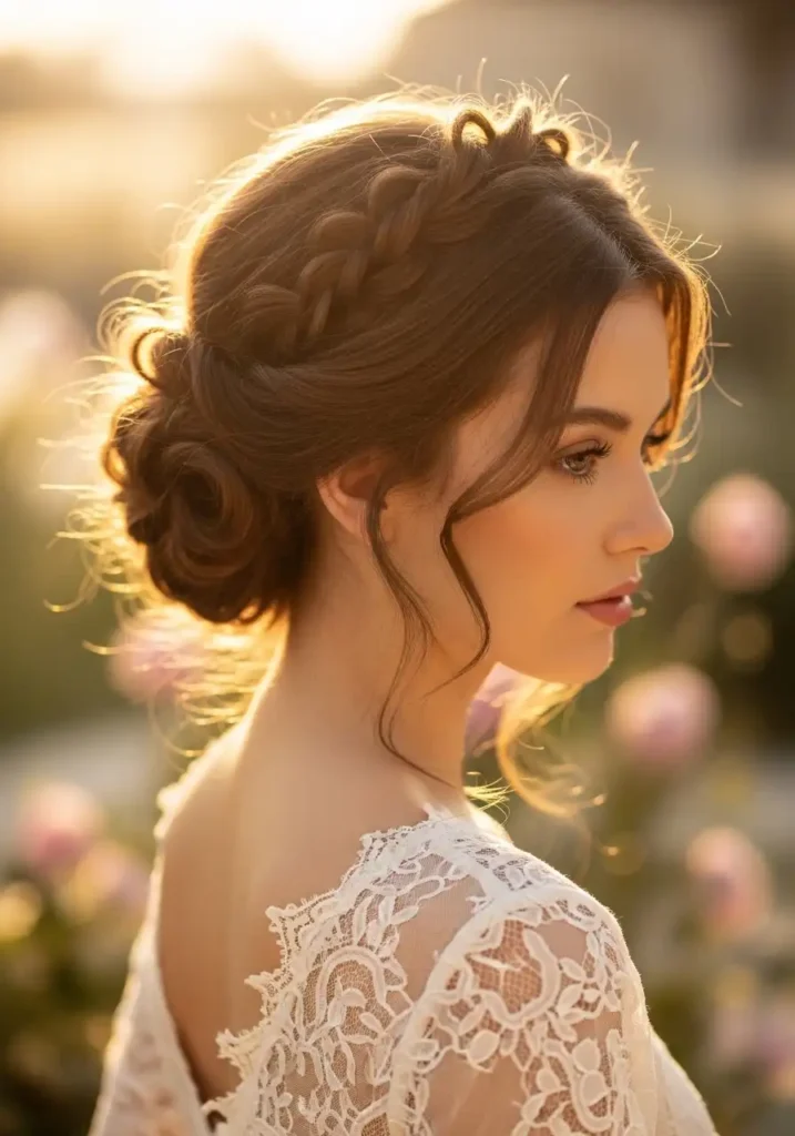 Twisted Crown Updo