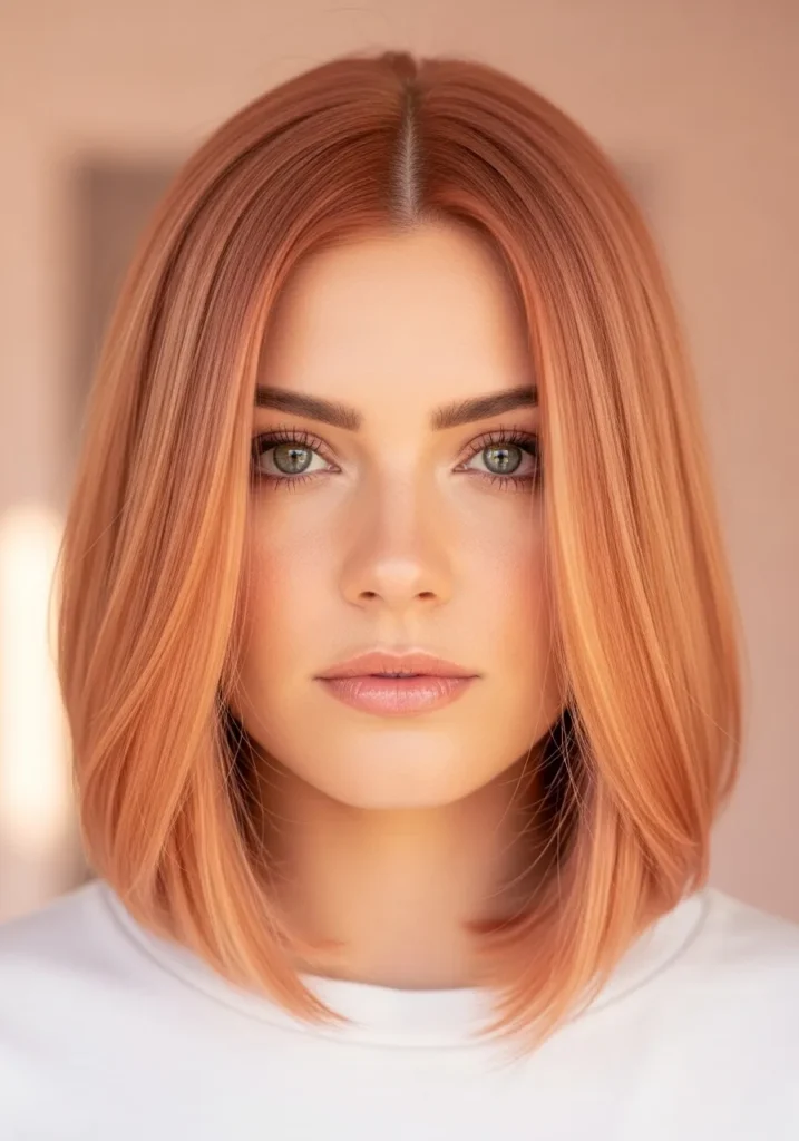 Apricot Copper Shine