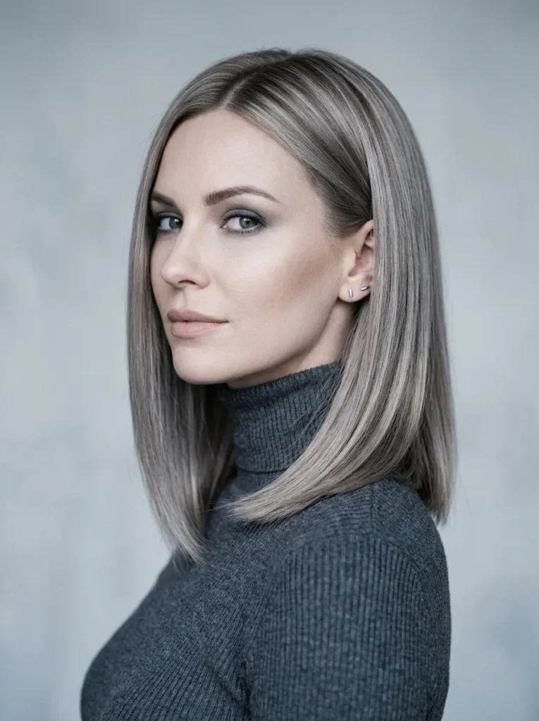 Ash Blonde Lob