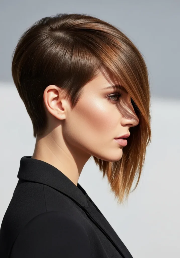 Asymmetrical Long Pixie