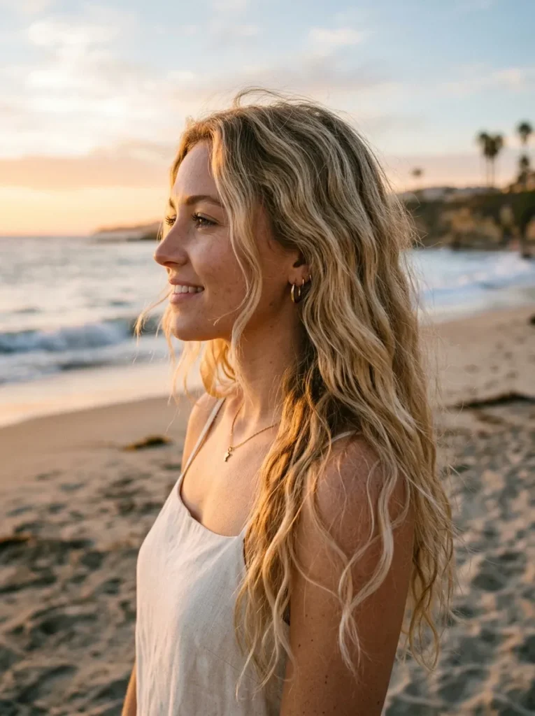 Beachy Blonde Waves