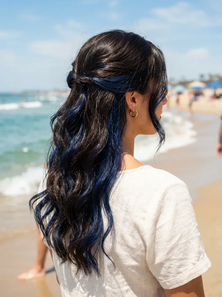Beachy Blue Highlights
