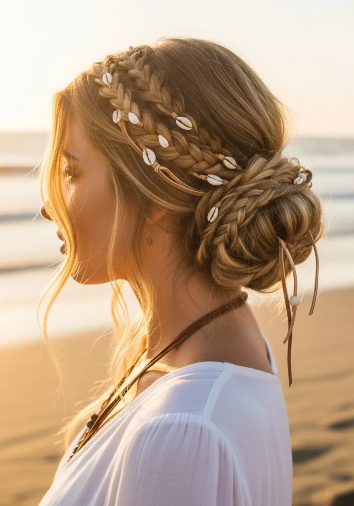 Bohemian Braided Bun