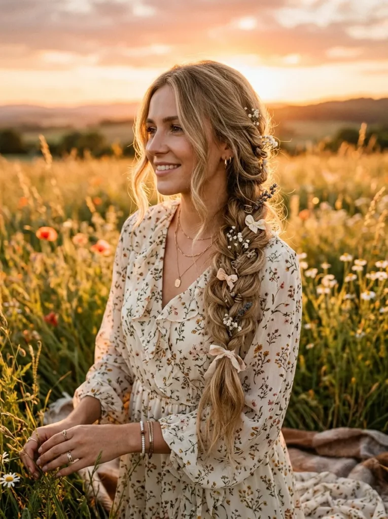 Bohemian Side Braid