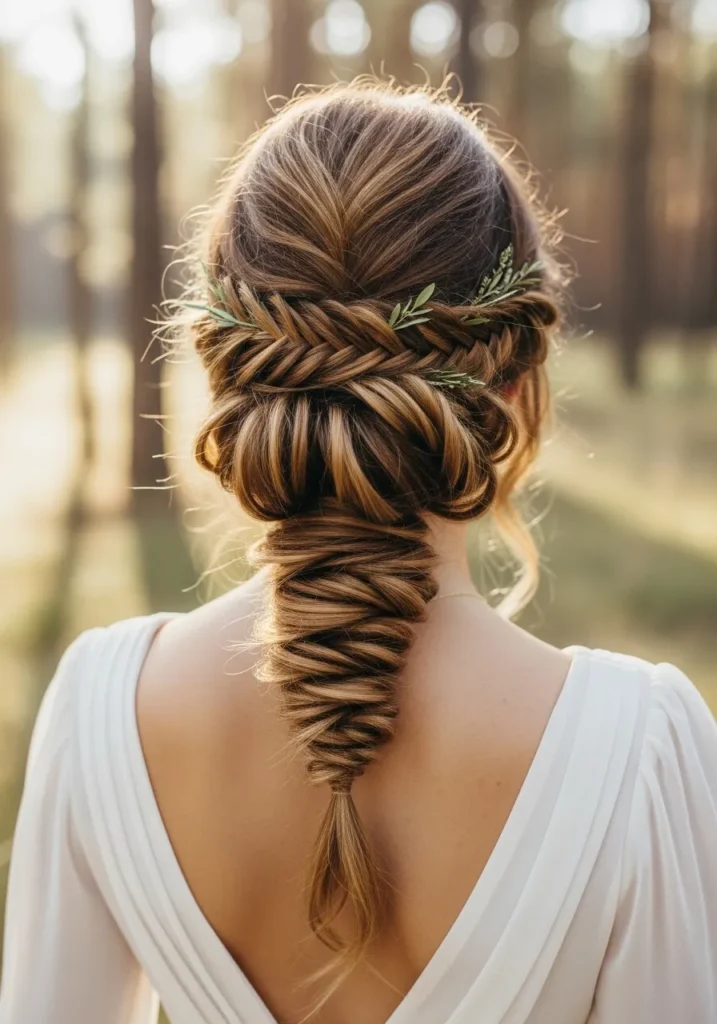 Boho Braided Bun