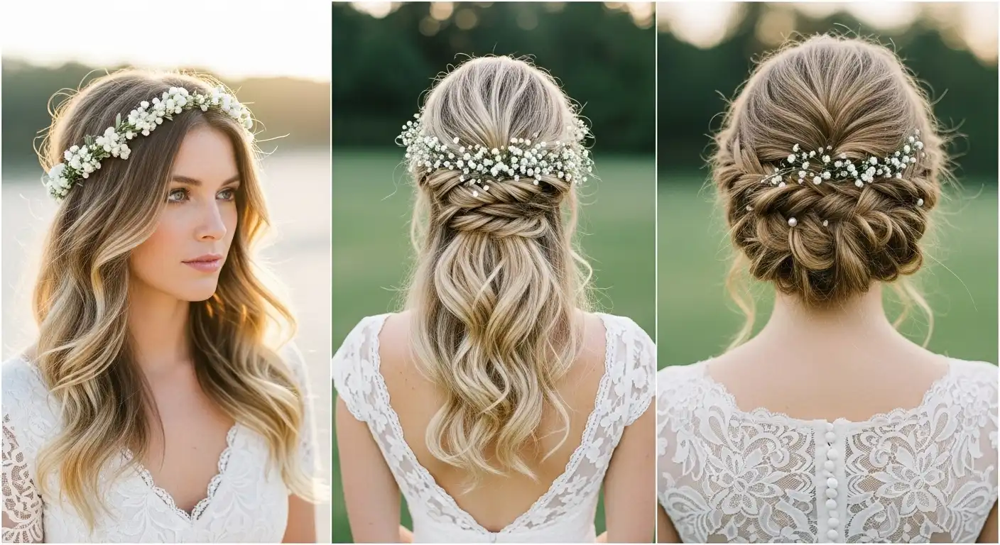 Boho Bridal Hairstyles