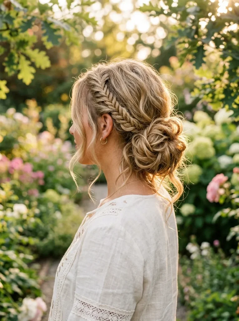 Boho Side Bun
