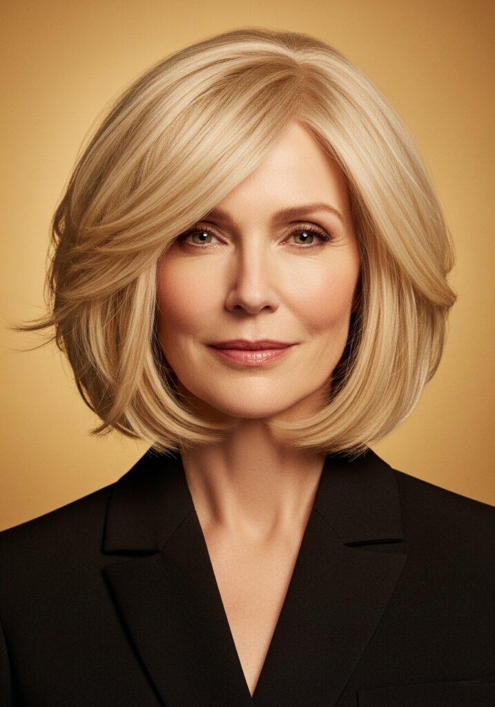 Bold Monochrome Blonde