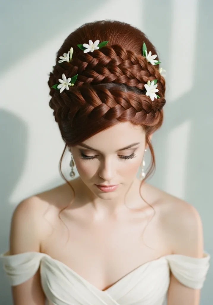 Braided Crown Updo