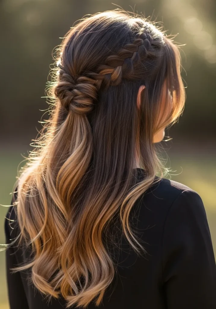 Braided Half Updo
