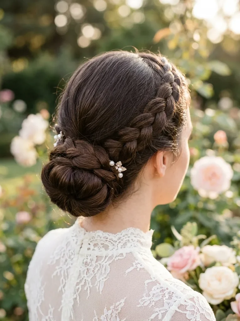 Braided Low Bun