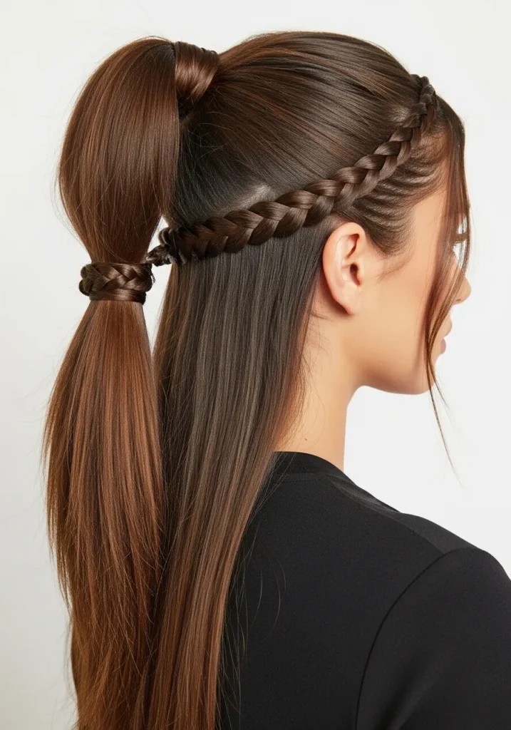 Braided Ponytail Wrap