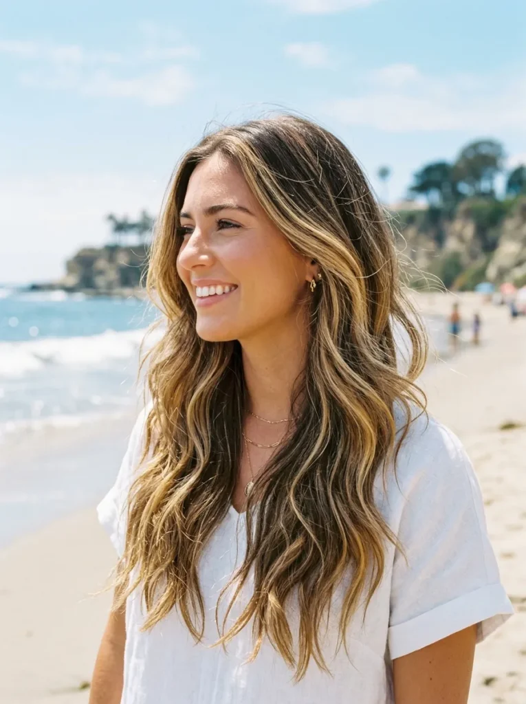 Bronde Beach Wave Balayage