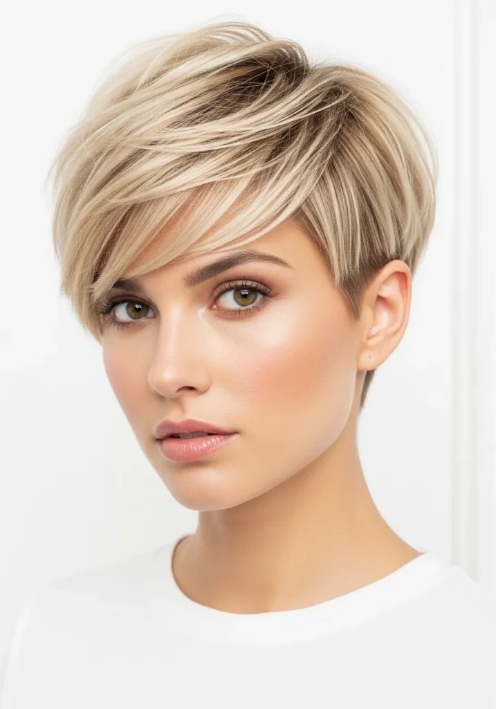 Buttery Blonde Pixie