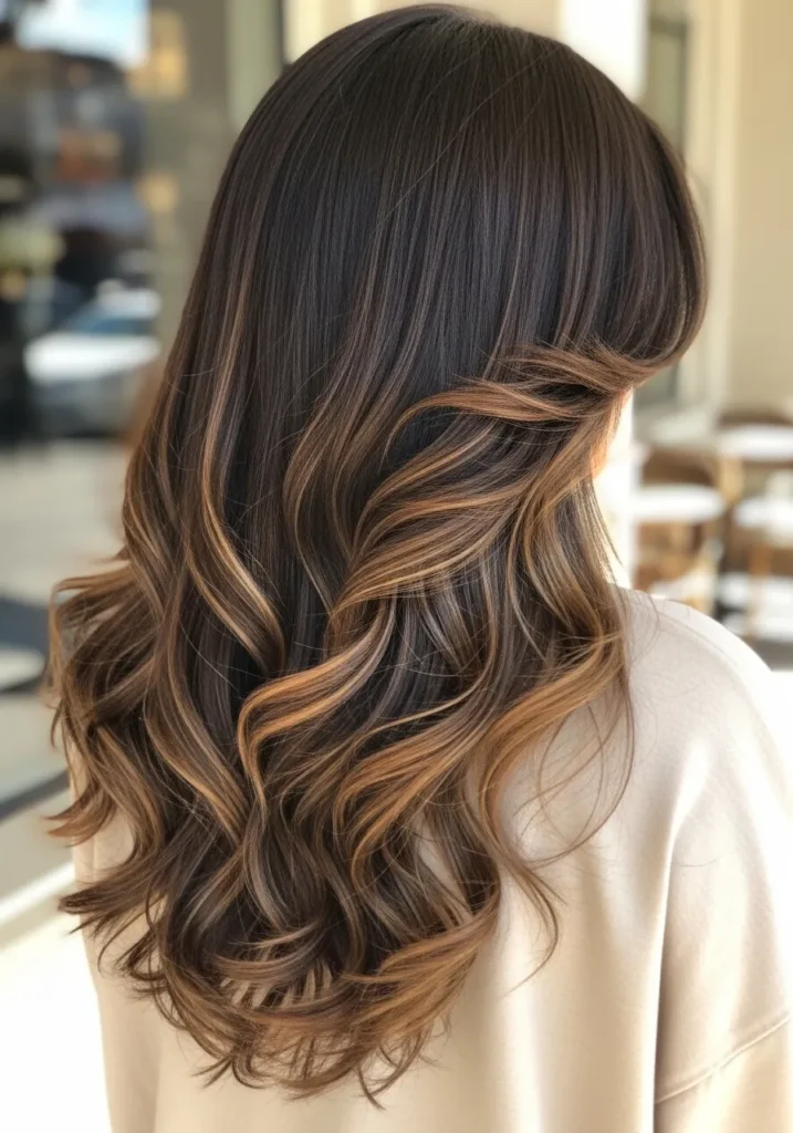 Caramel Ribbon Lowlights