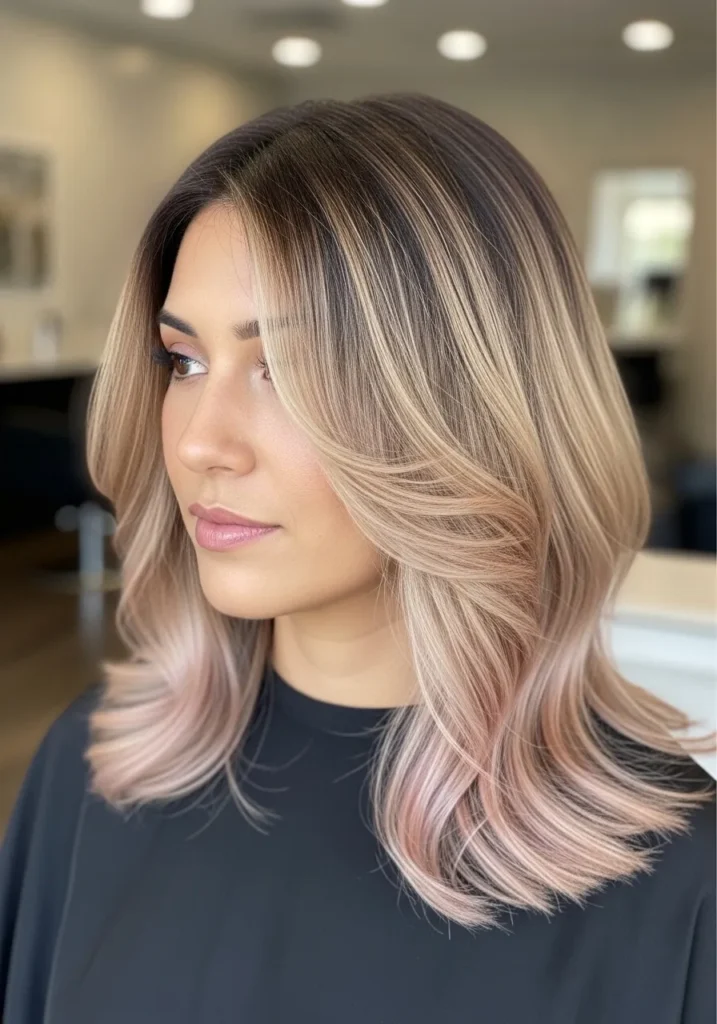 Champagne Blonde Balayage