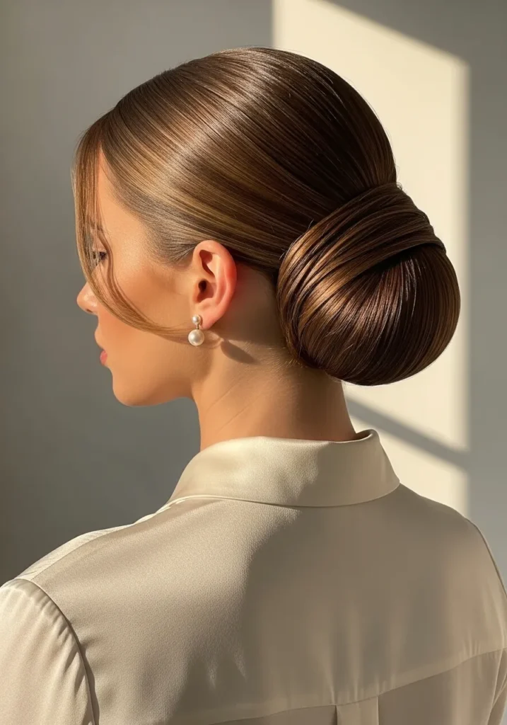 Classic Low Chignon