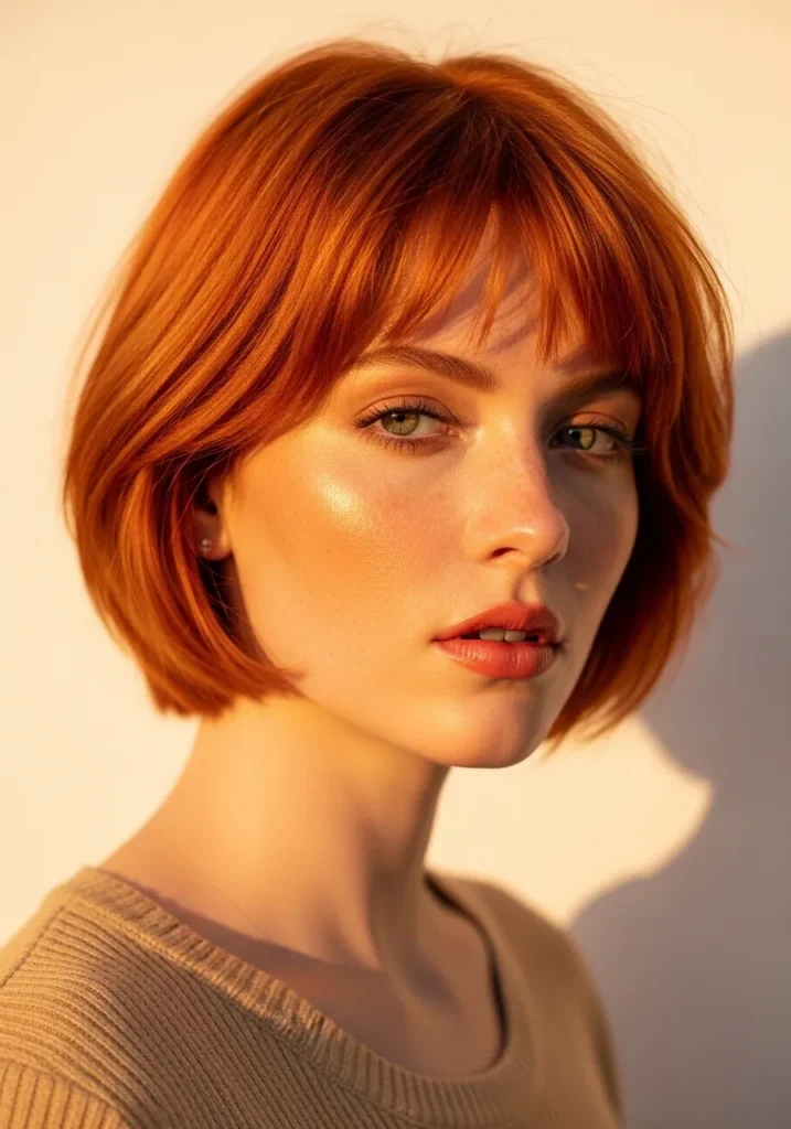 Copper Pixie Cut