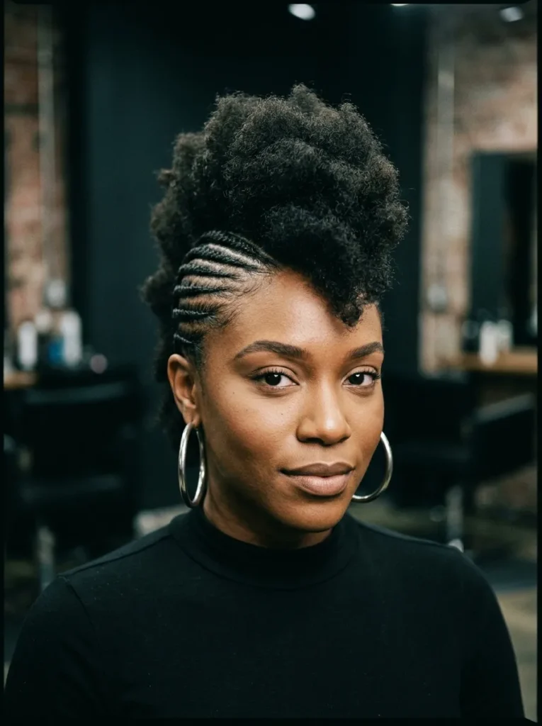Cornrow Mohawk