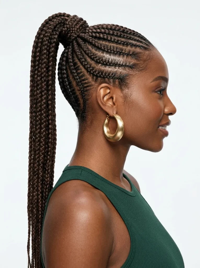 Cornrow Ponytail