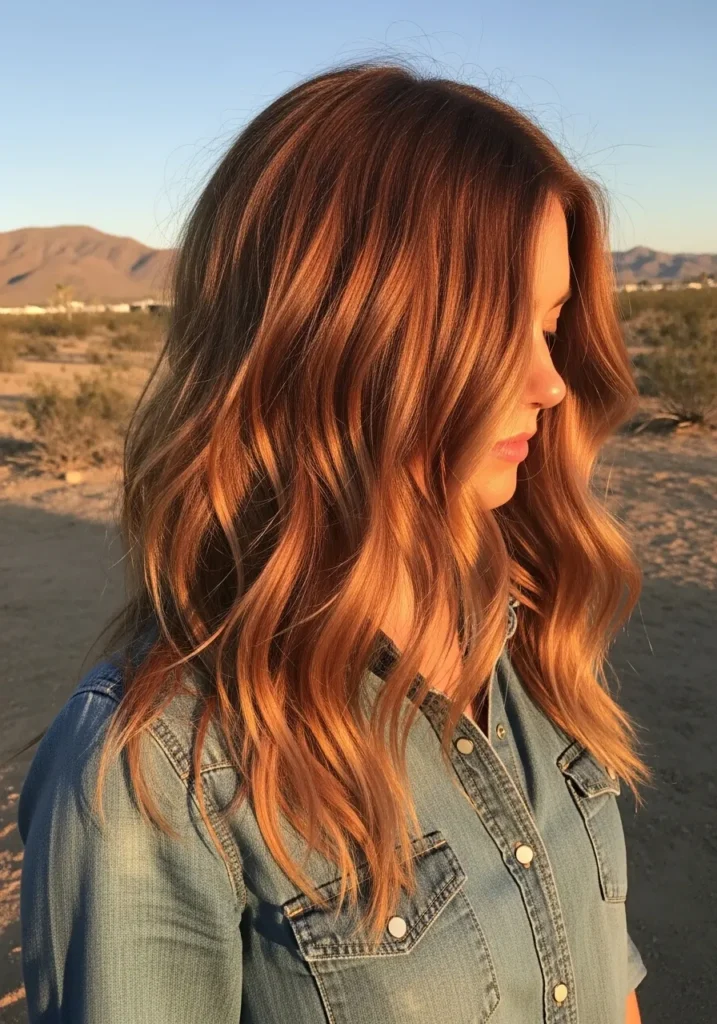 Cowgirl Copper Waves