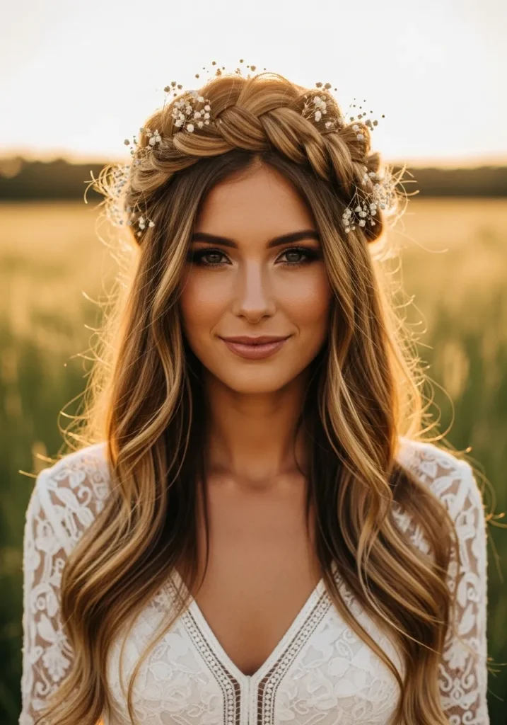 Crown Braid Updo