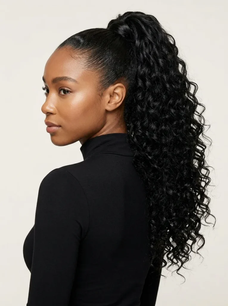 Curly High Ponytail